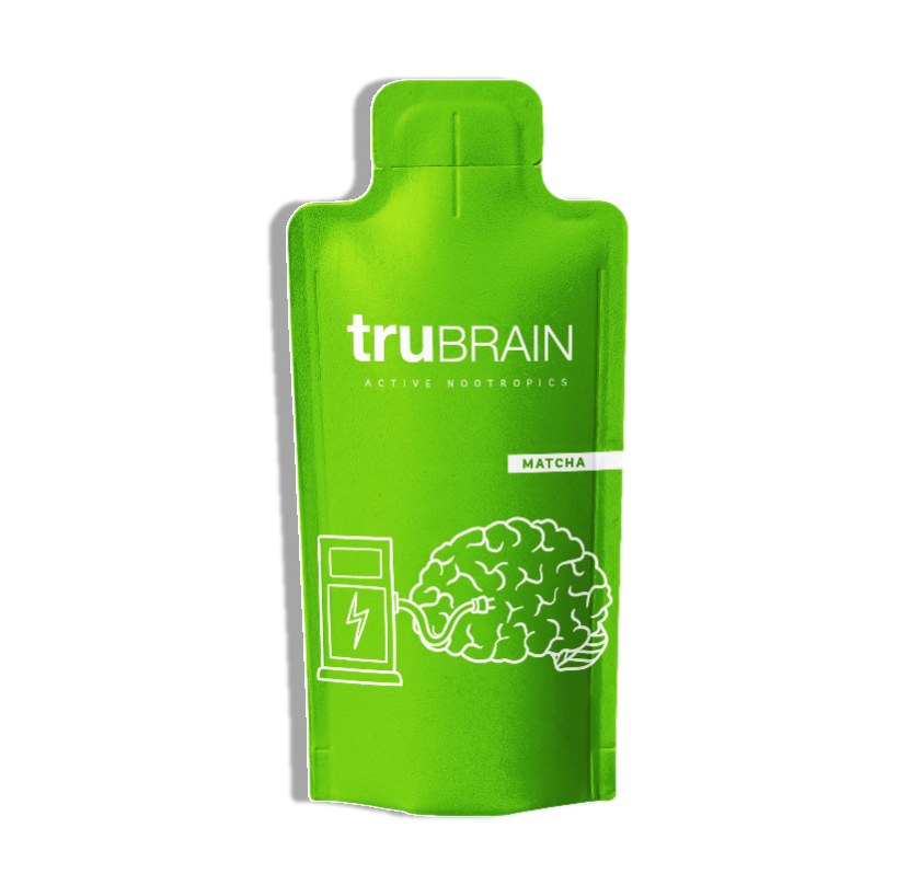 A 1oz nootropic drink from TruBrain - the Matcha formula