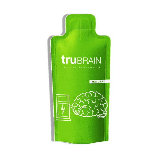 A 1oz nootropic drink from TruBrain - the Matcha formula